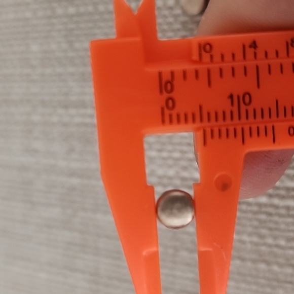 Copper Round  spacers - Picture 2 of 2